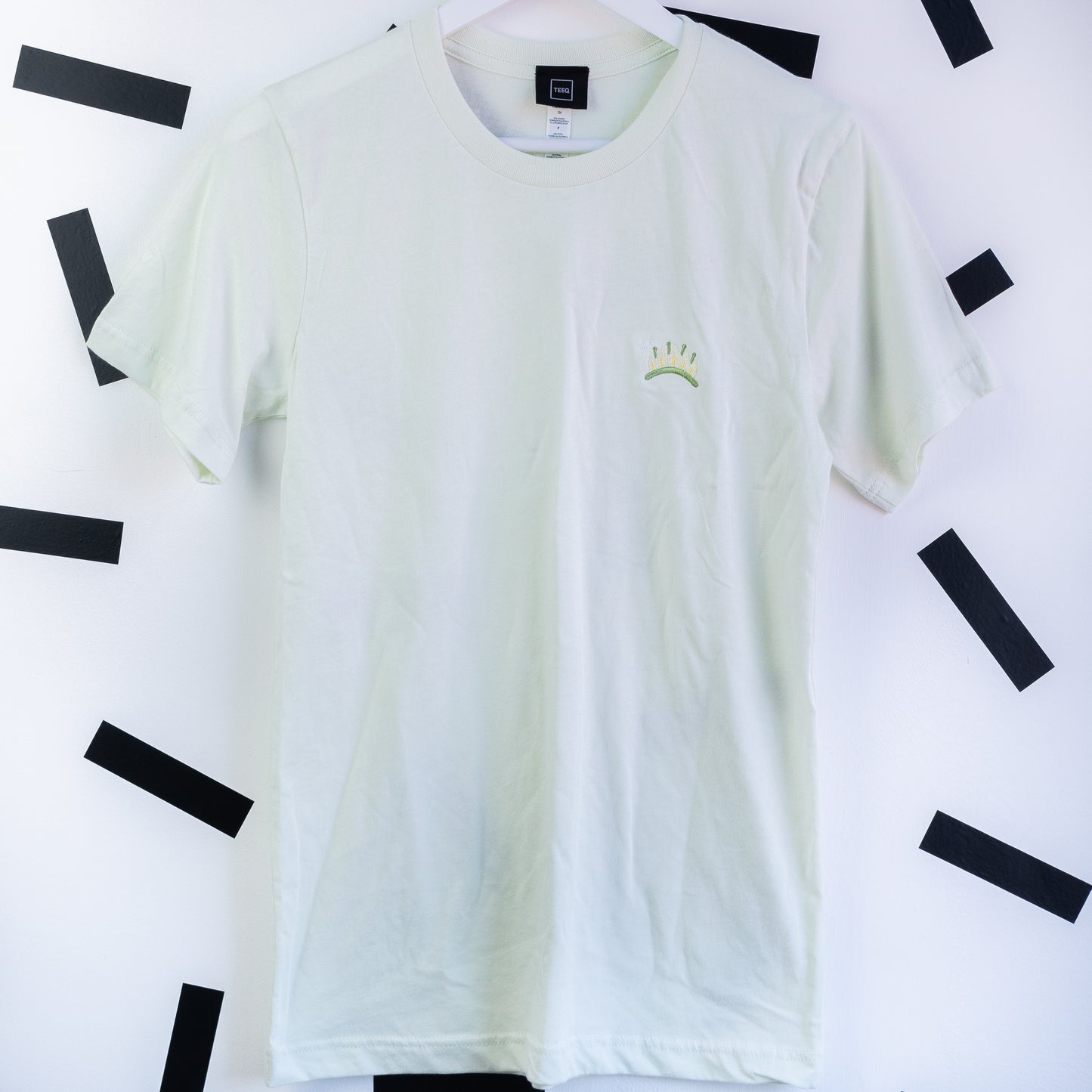 Tiana Embroidered T-Shirt - Pale Green