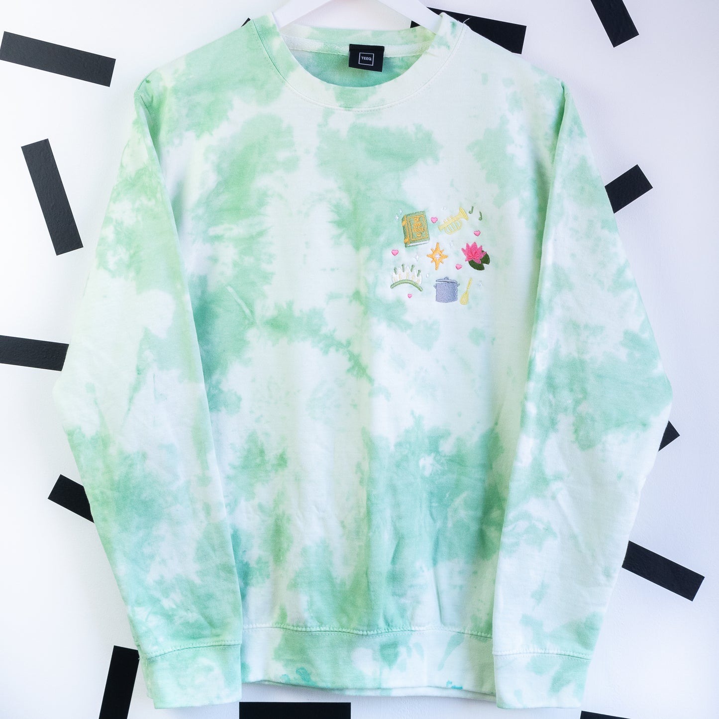 Tiana Embroidered Tie Dye Jumper