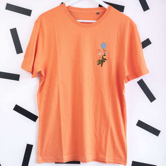 Tigger Balloon Embroidered T-Shirt - Orange