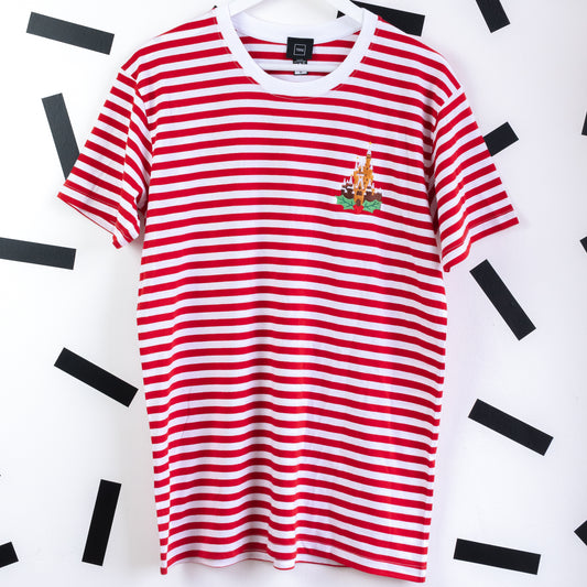 Sample - WDW Gingerbread Castle Stripe T-shirt - Small