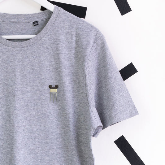 Walt Disney Studios Embroidered T-Shirt - Grey