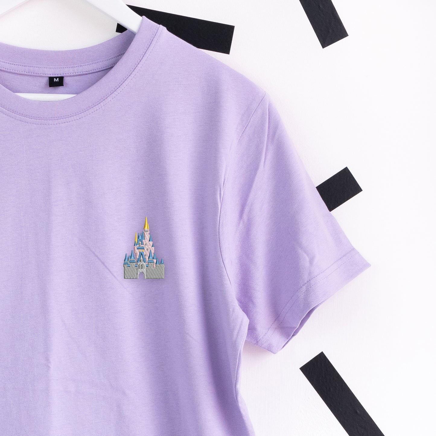 Walt Disney World Castle Embroidered T-Shirt - Light Purple