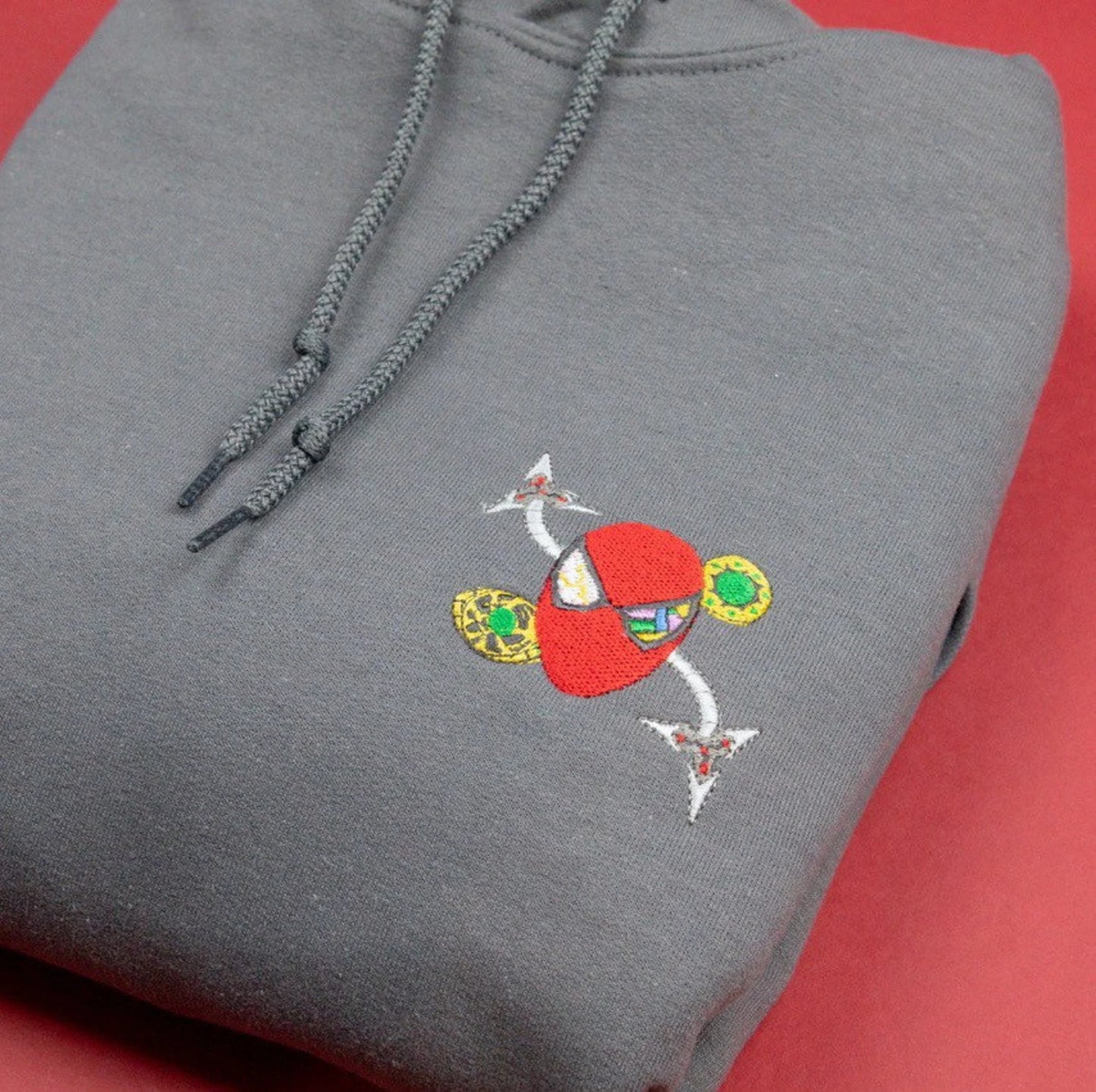 "No Way Home" Spiderman Grey Embroidered Hoodie