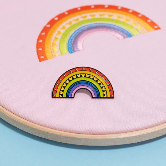 Mickey's Rainbow Enamel Pin