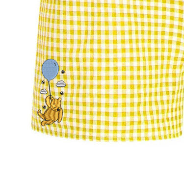 Winnie Balloon Yellow Gingham Shorts