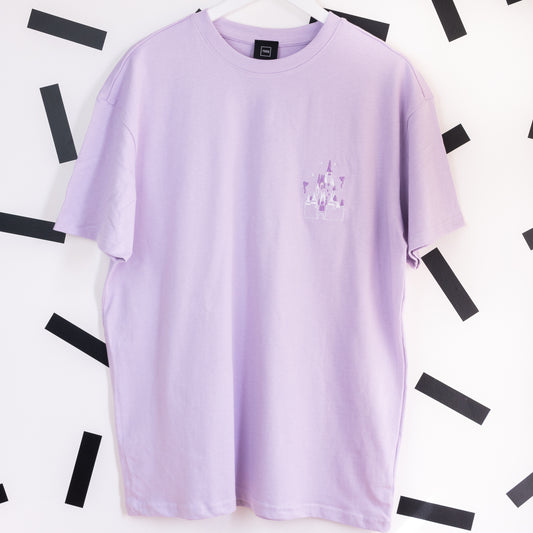100 Years of Magic Castle Oversized T-Shirt - Lilac