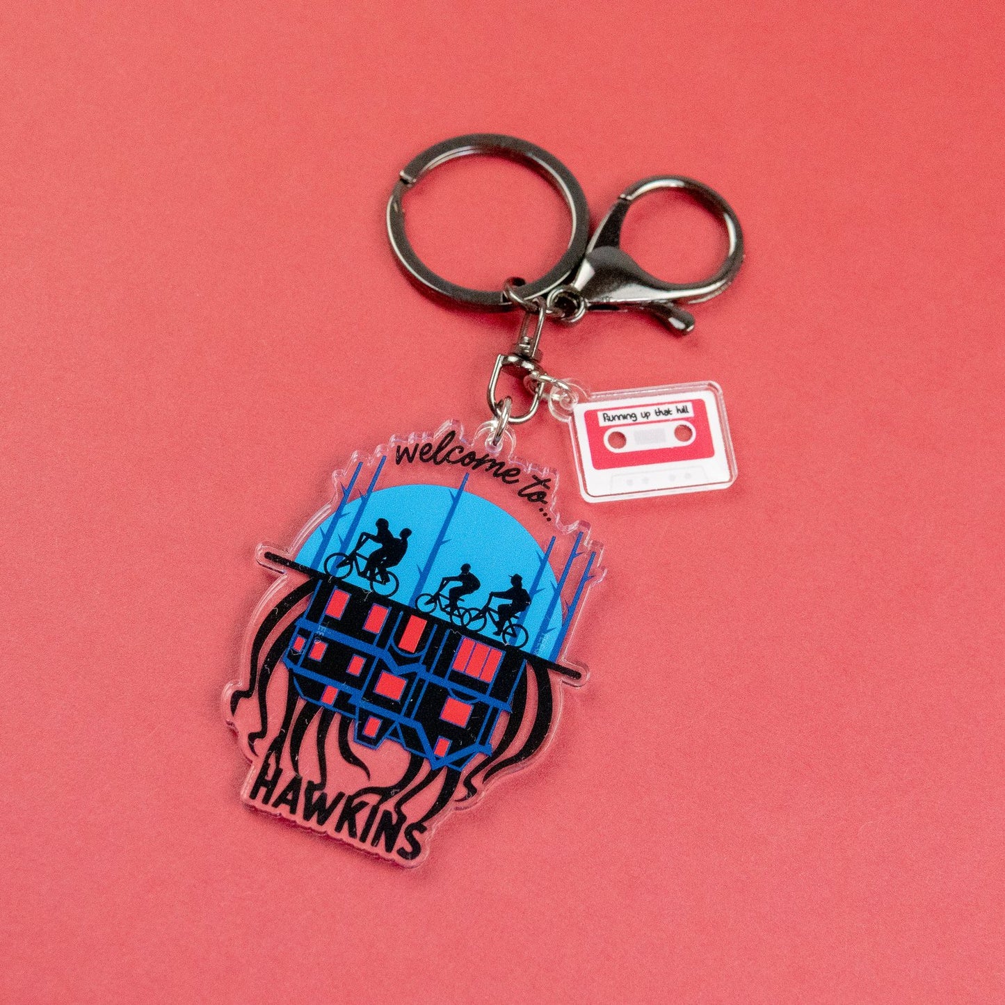 "Welcome to Hawkins" Keyring