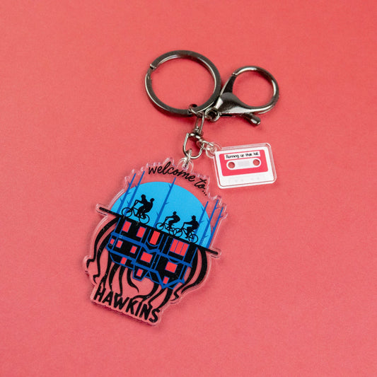 "Welcome to Hawkins" Keyring