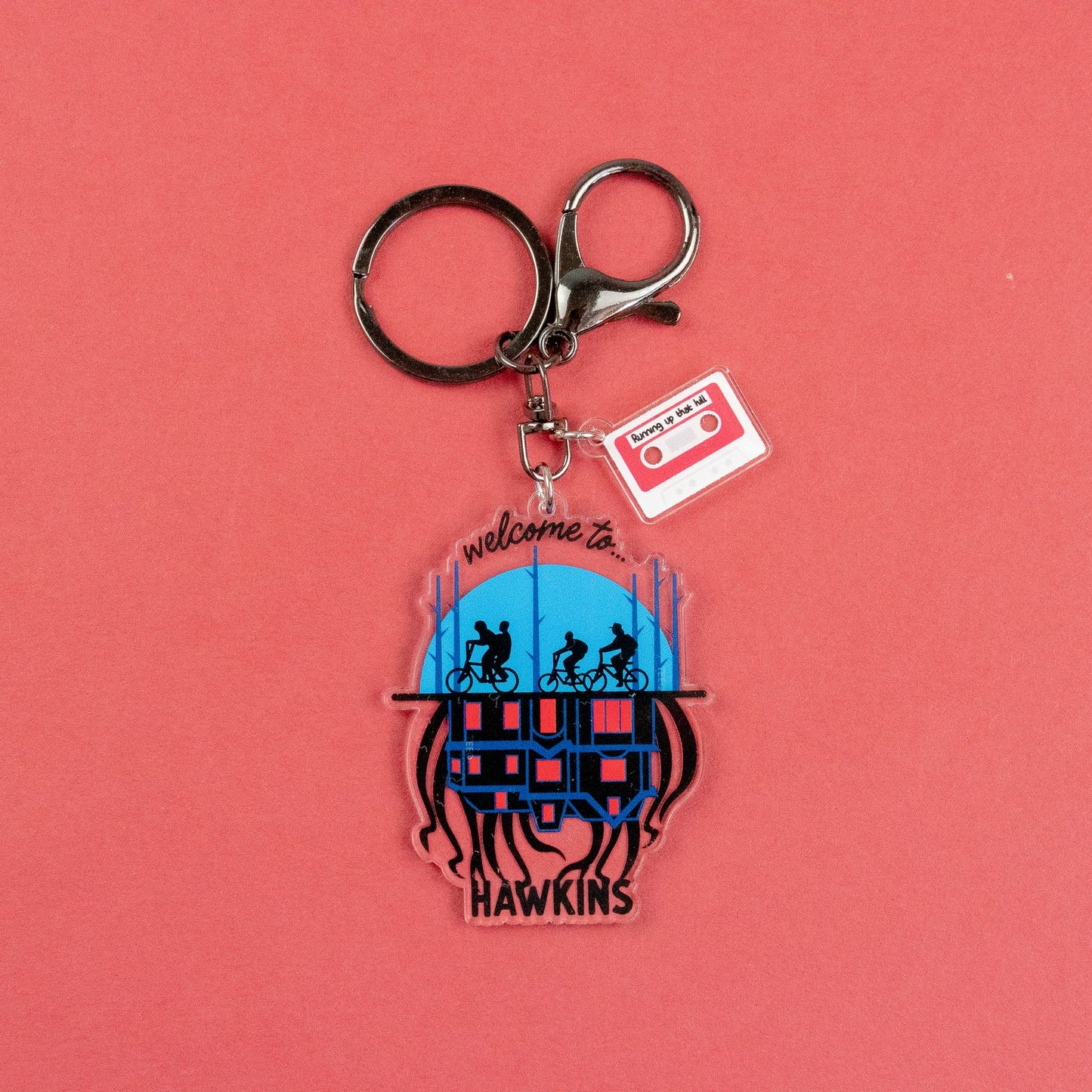 "Welcome to Hawkins" Keyring