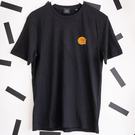 Anxiety Embroidered T-Shirt - Black