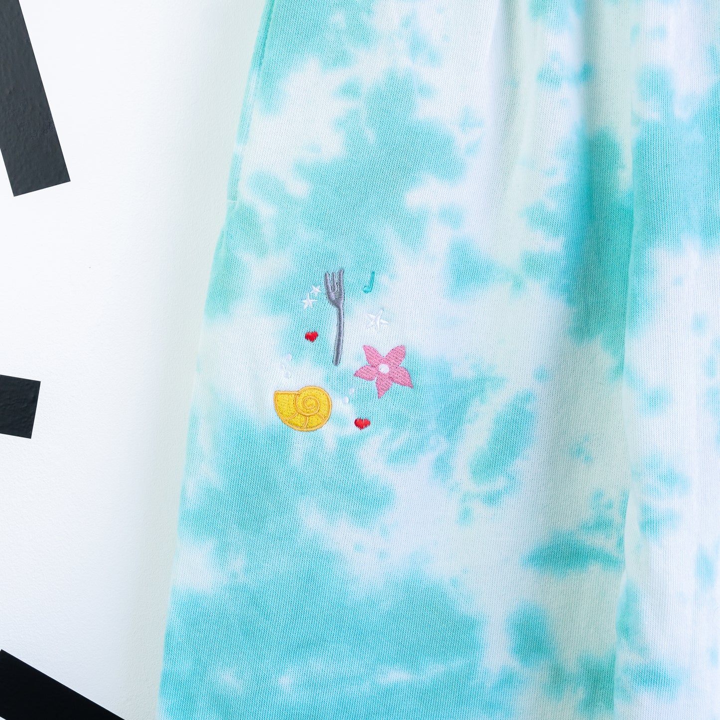 Ariel Embroidered Tie Dye Joggers