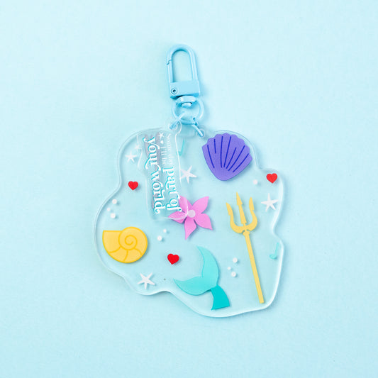 Ariel "Some Day I'll Be ...” Keyring