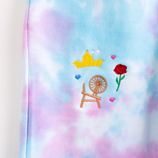 Aurora Embroidered Tie Dye Joggers