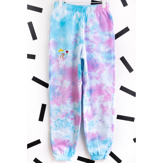Aurora Embroidered Tie Dye Joggers