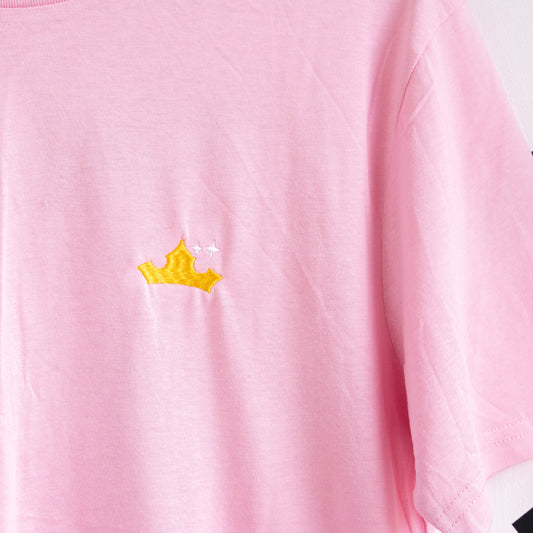 Aurora Embroidered T-Shirt - Pink