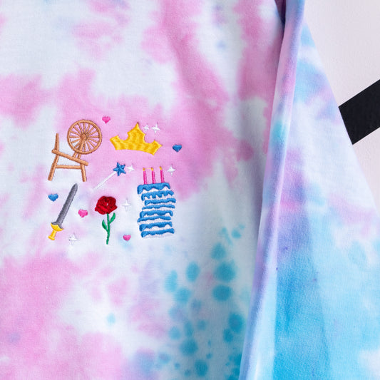 Aurora Embroidered Tie Dye Jumper