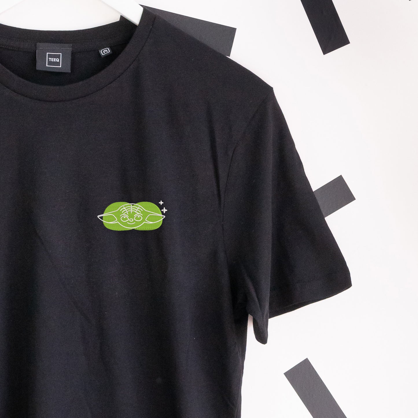 Baby Yoda, Grogu Embroidered T-Shirt