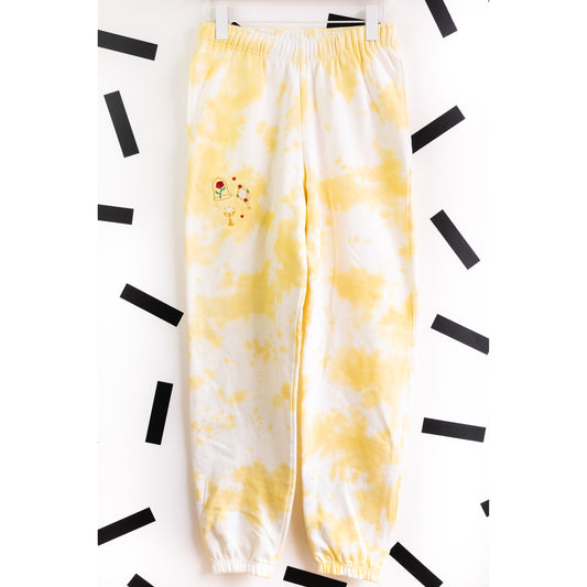 Belle Embroidered Tie Dye Joggers