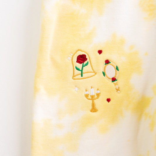 Belle Embroidered Tie Dye Joggers