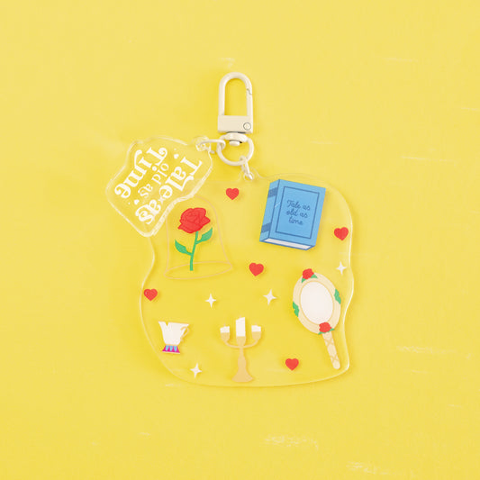 Belle "Tale As Old As Time" Keyring