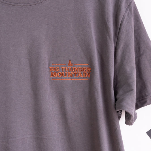 Big Thunder Mountain Co Embroidered T-Shirt - Charcoal