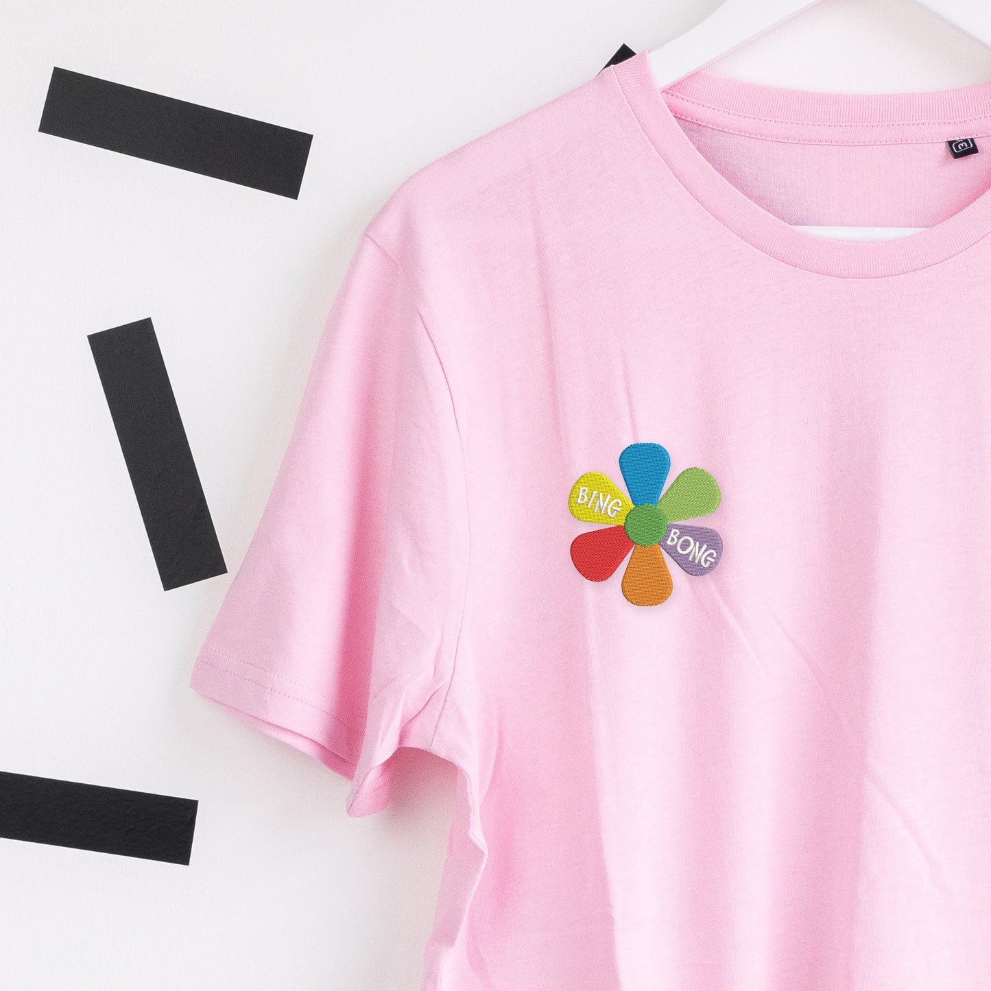 Bing Bong Embroidered T-Shirt - Pink
