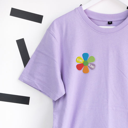 Bing Bong Embroidered T-Shirt - Purple