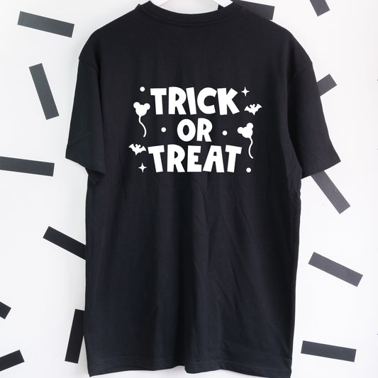 WDW Spooky Castle Oversized T-Shirt - Black