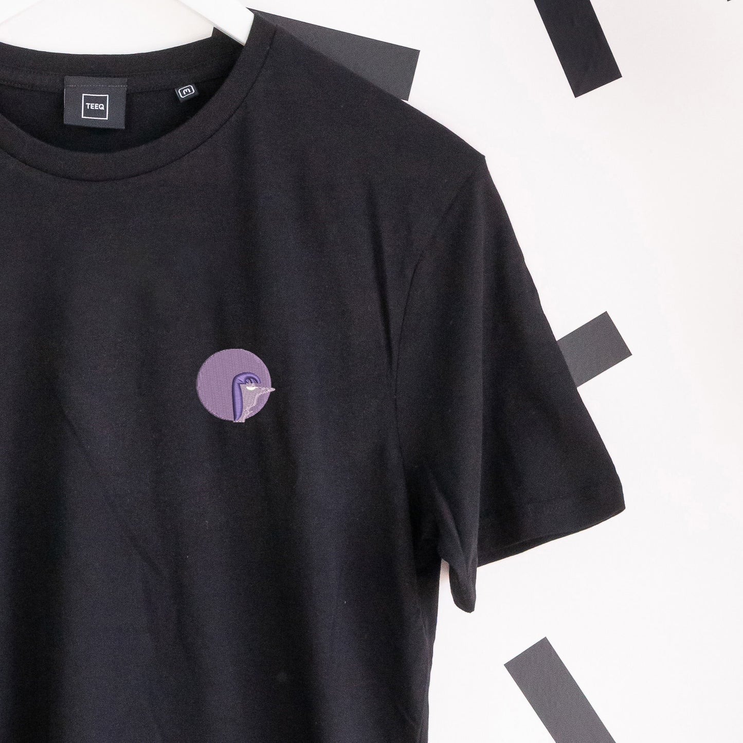 Ennui Embroidered T-Shirt - Black