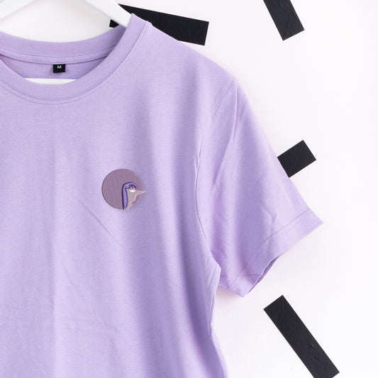 Ennui Embroidered T-Shirt - Purple
