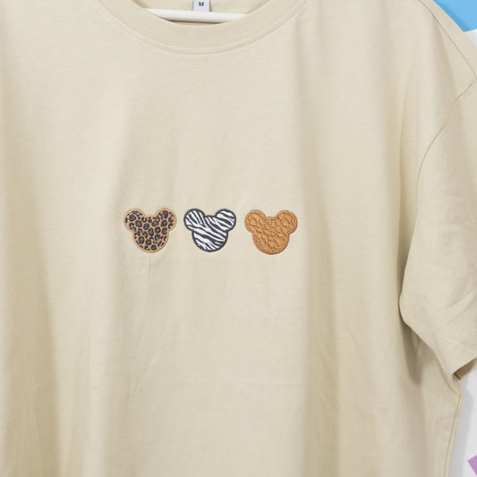 Sample - Animal Kingdom Mickey Oversize Tee - Sand