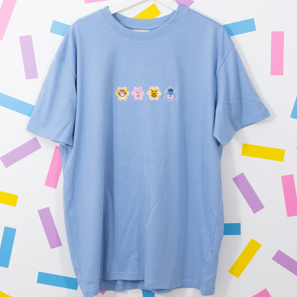 Sample - Winnie & Pals Floral Oversize Tee - Blue