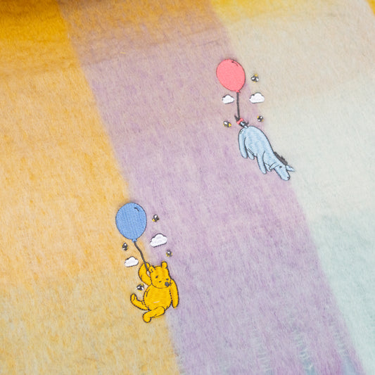 Winnie Balloons Embroidered Scarf