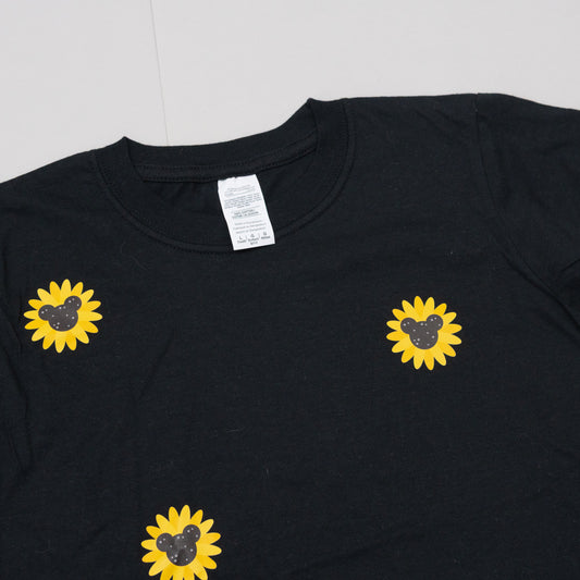 Sample - Mickey Sunflower Black Tee - 9/11 Years