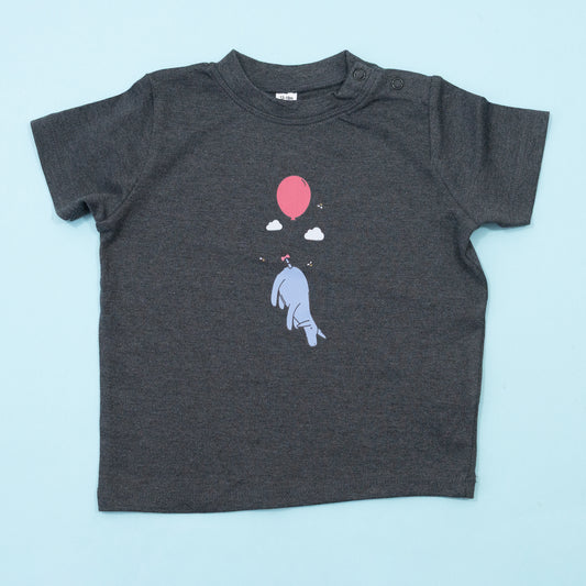 Sample - Eeyore Balloon Baby Grey Tee