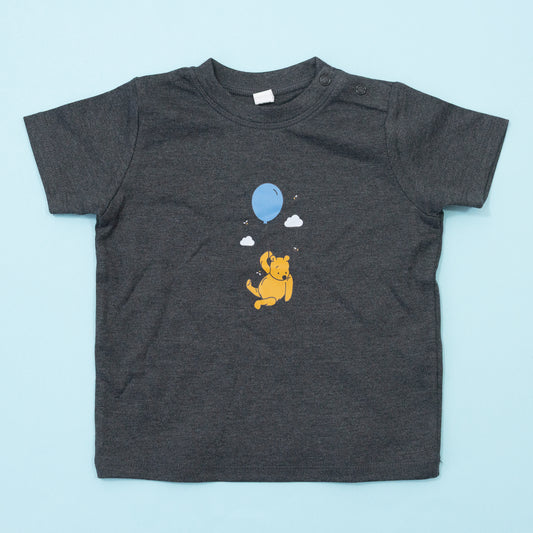 Sample - Winnie Balloon Baby Grey Tee - 12/18months
