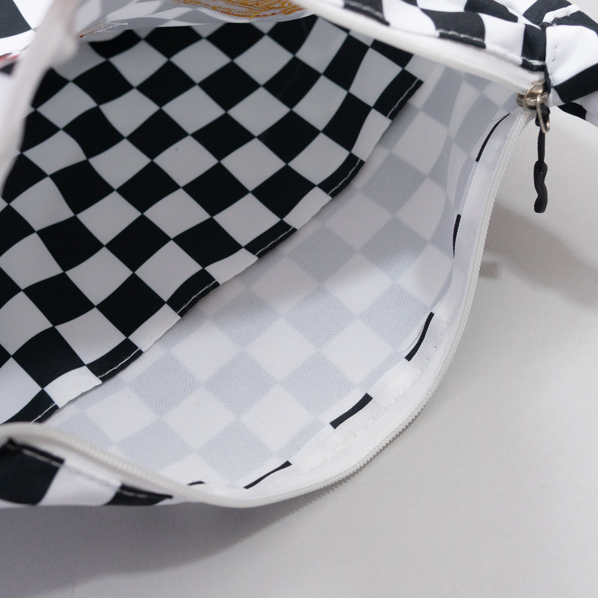 Cars Lightning McQueen Embroidered Checkered Sling Bag