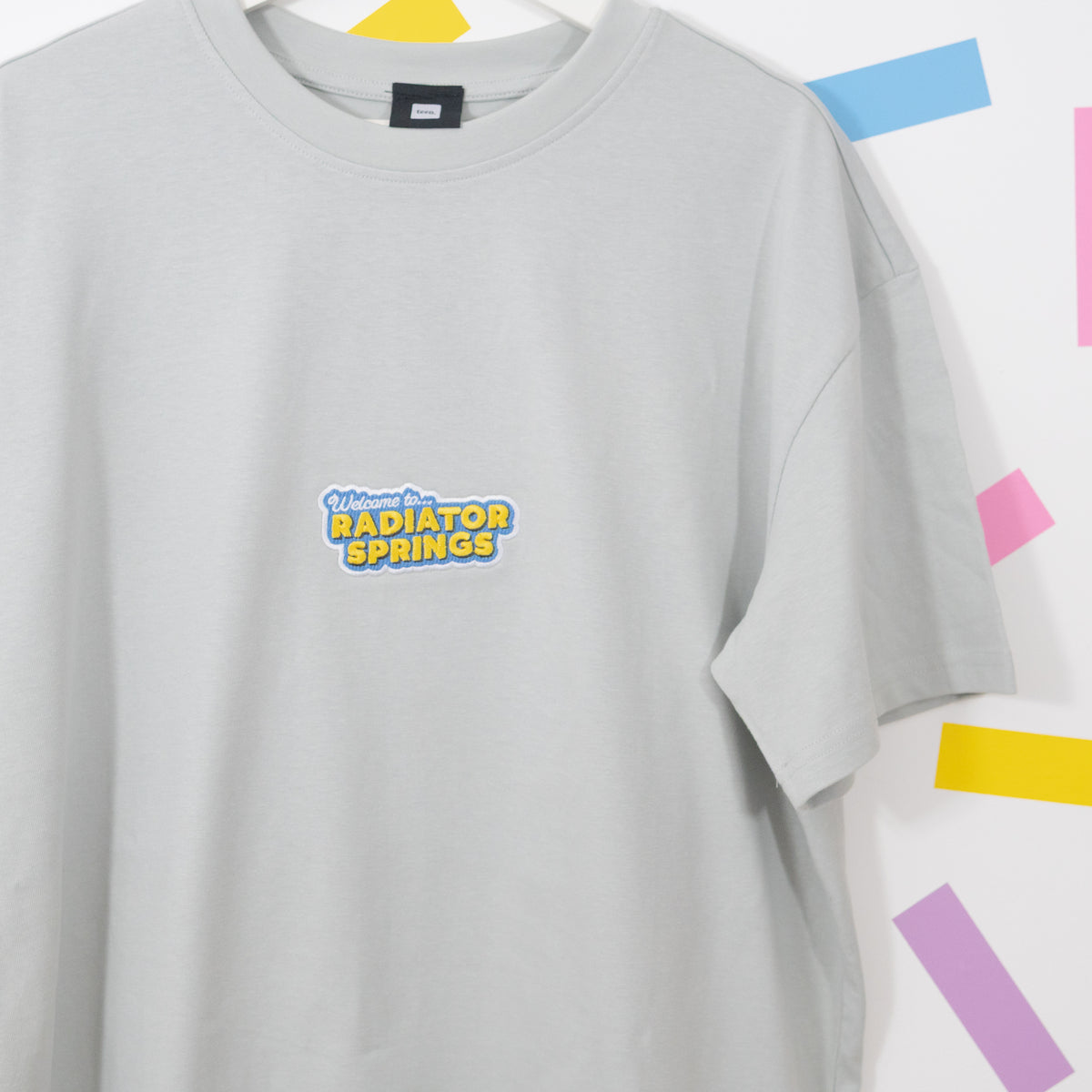 Cars Radiator Springs Oversized T-Shirt - Grey
