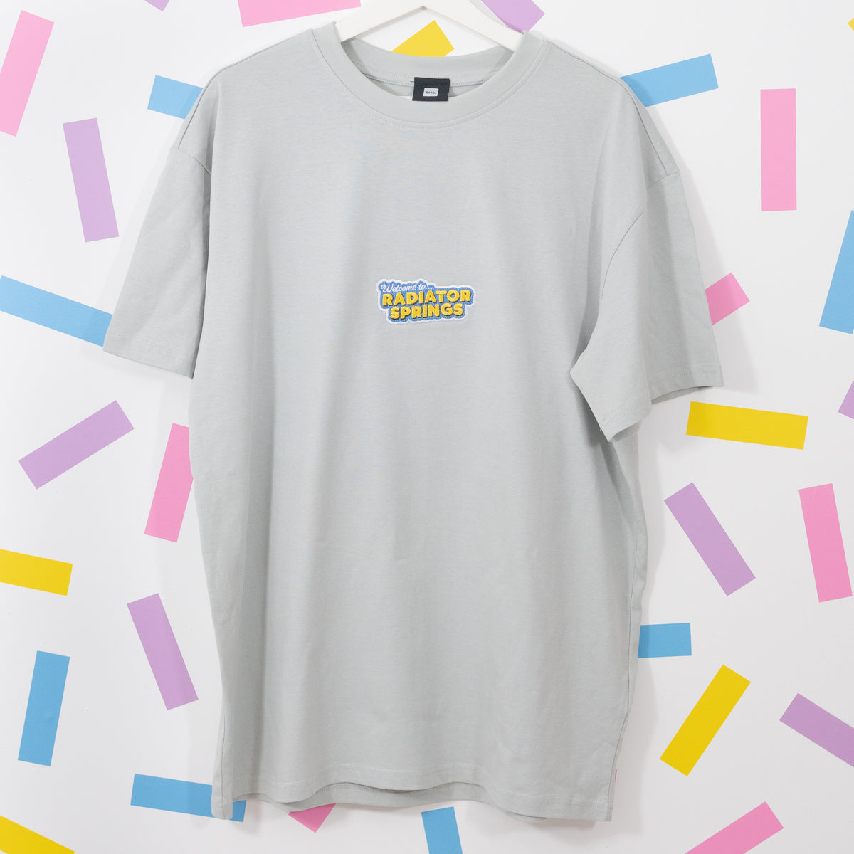 Cars Radiator Springs Oversized T-Shirt - Grey
