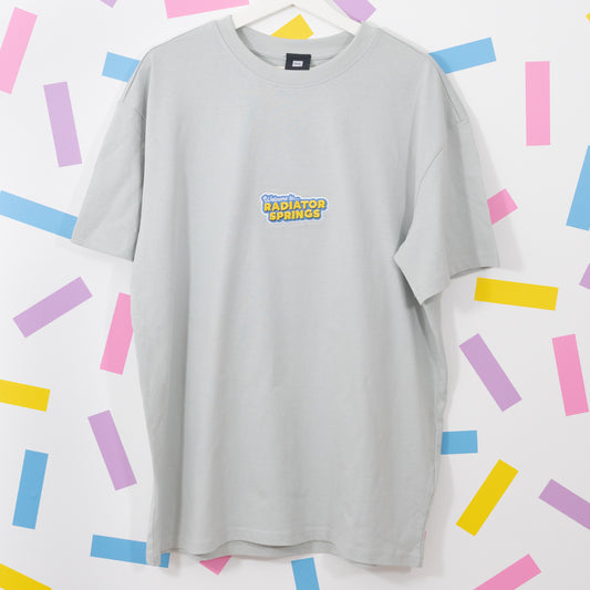 Cars Radiator Springs Oversized T-Shirt - Grey