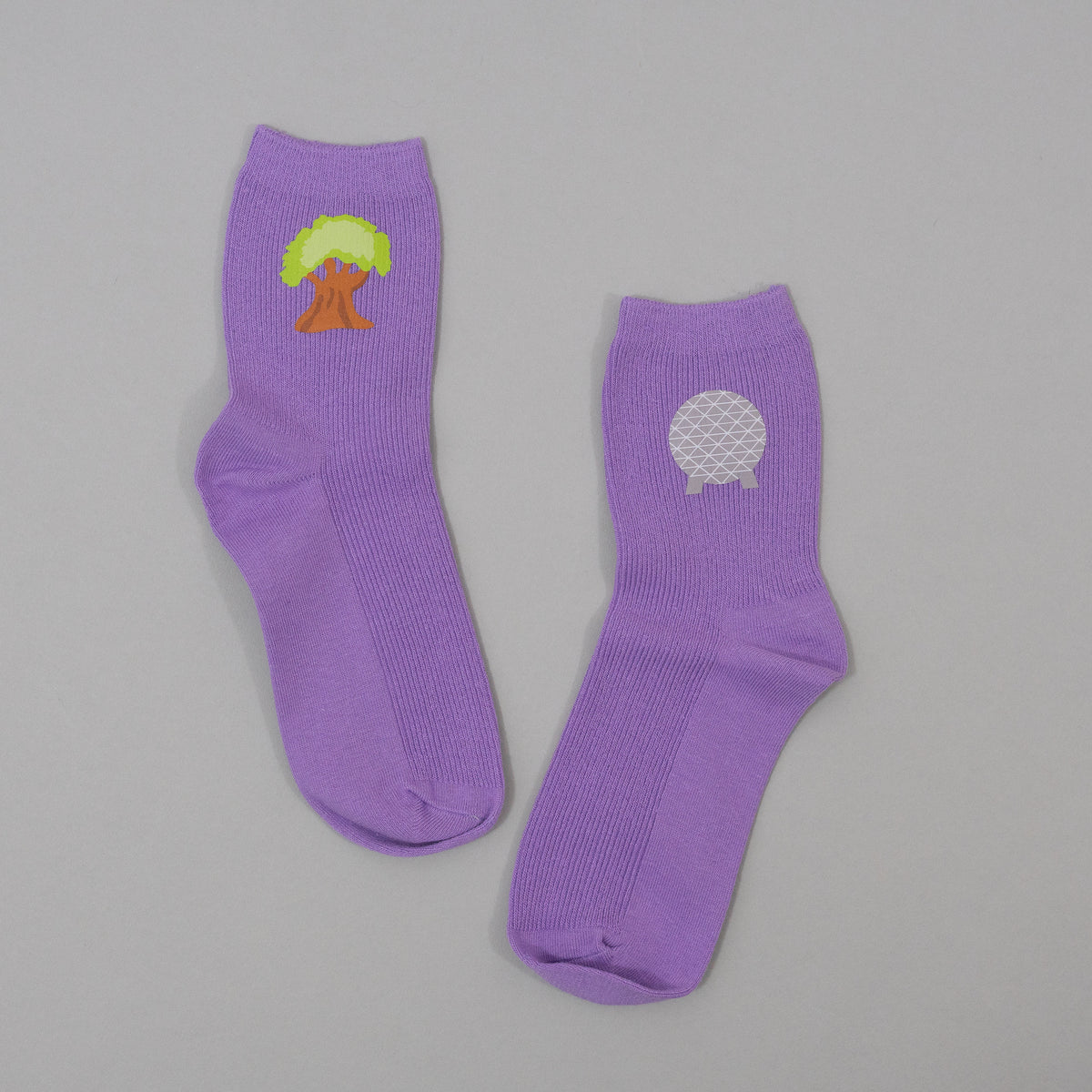 Sample - WDW Purple Socks - 4/7UK