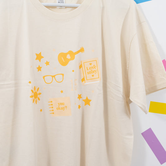 Sample - Taylor Swift Fearless Natural Unisex T-Shirt