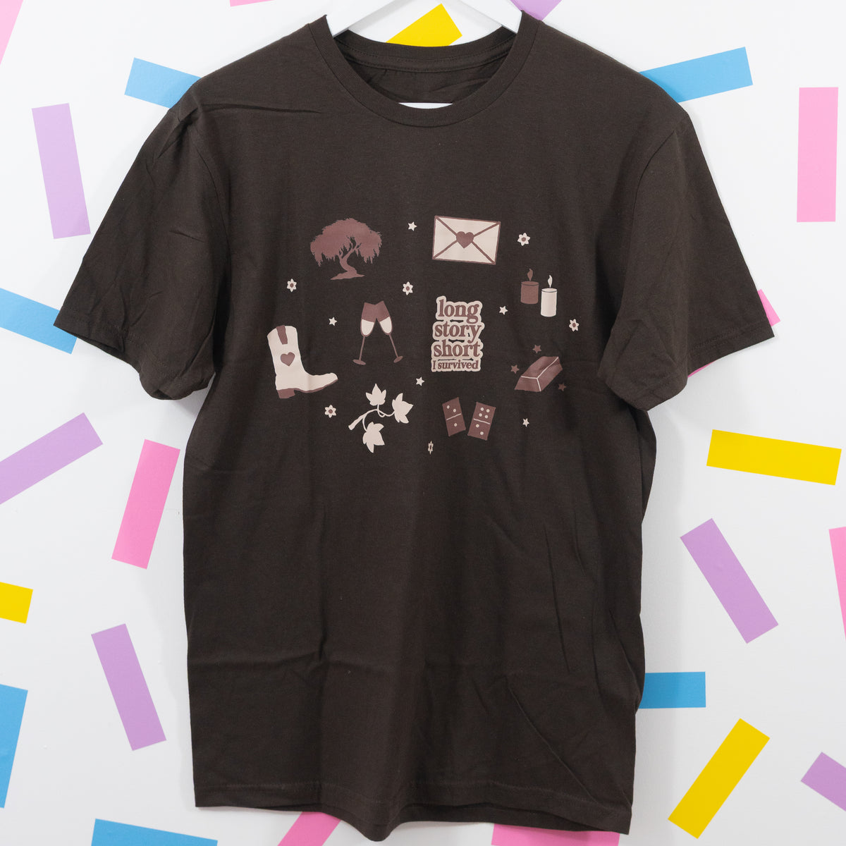 Sample - Taylor Swift Evermore Unisex Brown T-Shirt - Medium