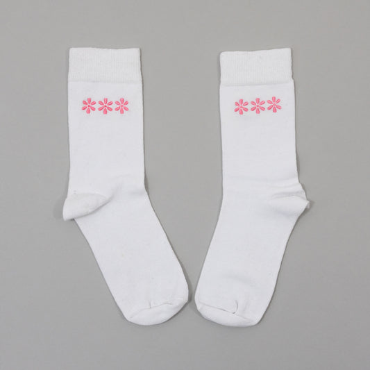 Sample - Boo Monsters Inc White Socks - 4/7UK