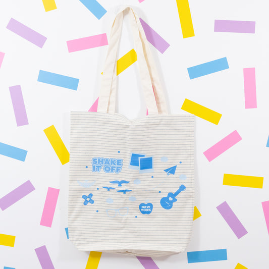 Sample - Taylor Swift 1989 Stripe Tote Bag