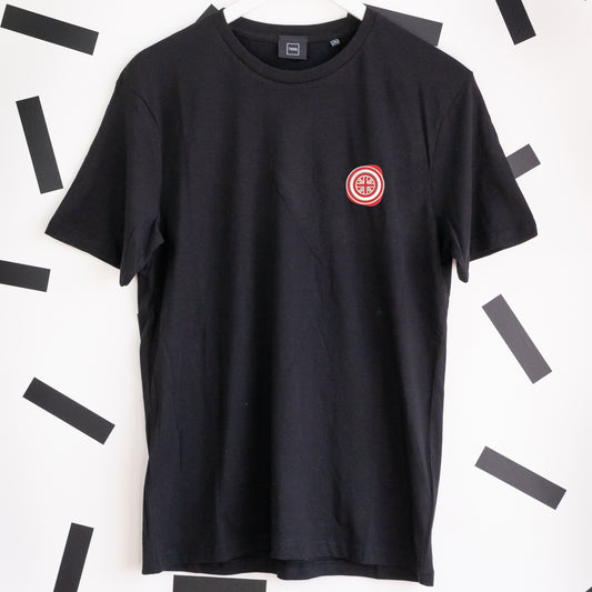 Captain Carter Embroidered T-Shirt - Black