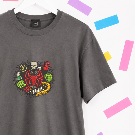 Spider-man Brand New Day Embroidered Oversize T-Shirt