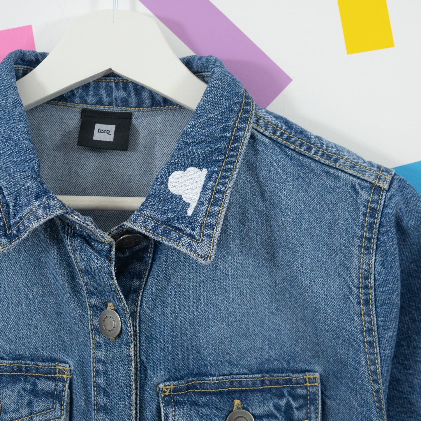 Woody Toy Story Embroidered Denim Dress
