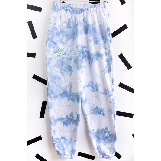 Cinderella Embroidered Tie Dye Joggers