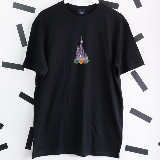 DLP Spooky Castle Oversized T-Shirt - Black